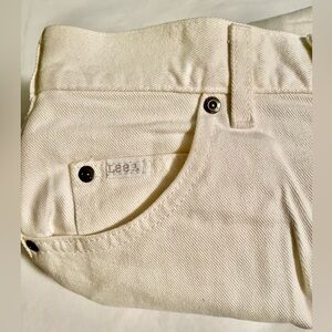Lee White Straight Skinny Jeans 4 Short